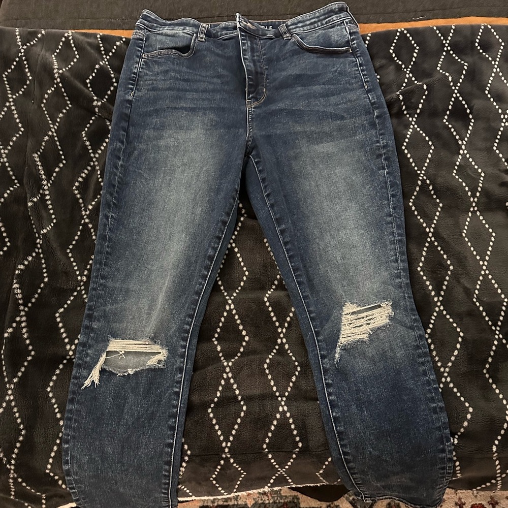 American eagle size 14 short high rise jeggings